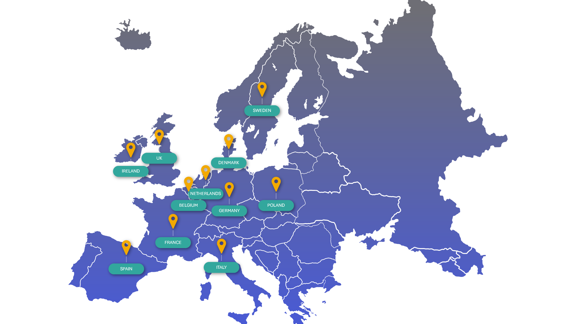 Carte d'Europe du CPE
